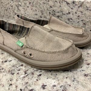 Sanuk Tan Loafers for Women